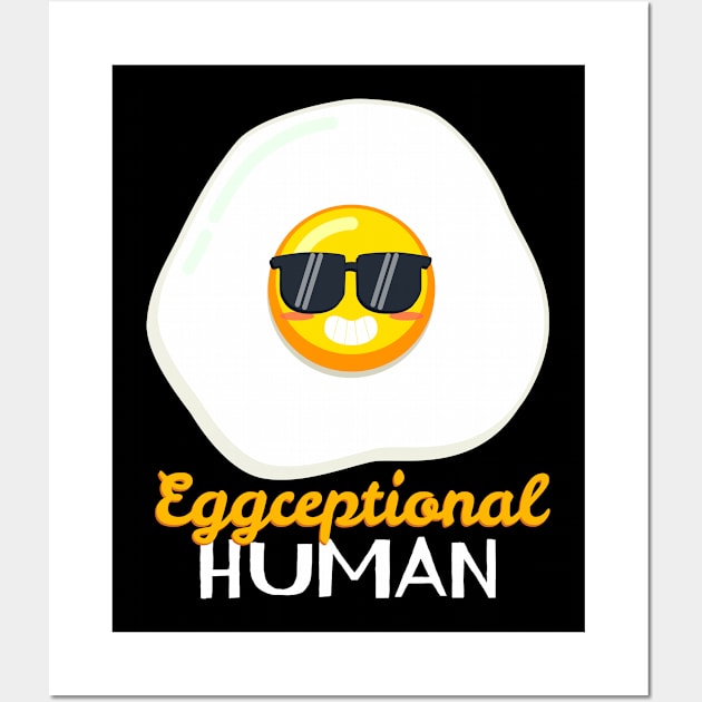 Eggceptional HUMAN Wall Art by OUSTKHAOS